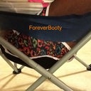 See...the fabric hugs my thighs and lower back, NOTHING touches the butt!