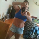 4 weeks po still swollen around the muffin tops and lower abs but I see progress.