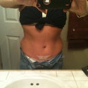 5 weeks po. happy with results, still being patient for those muffin tops to go away lol