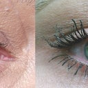with mascara before and after