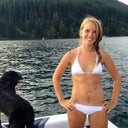 Same white bikini before