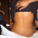 No rolls!!! Back view! I have a waistline. 