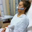 Right out of surgery, doped up and tired