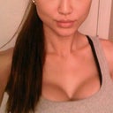 Chin asymmetry more obvious in this light and angle.  Hopefully my super cleavage distracts away from the unevenness of my chin lol.