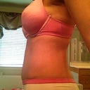 Side view after 60 minutes of exercise and a few errands with no binder or support. Not too shabby!