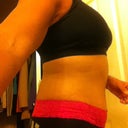 4 Weeks- Looking so wide, yuk but better than before, I think lol