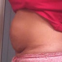 Side view, pic taken 10/5/11.  No sucking it in!