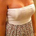 Having fun trying on clothes that I wore without boobs :)