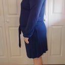 This dress looks ridiculous right now.  I wore it when I was pregnant (even though it's not a maternity dress). I'm thinking though that it could could look cute later with a belt. Regardless kinda fun to have a few before pics in outfits. :-)