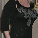 In my favorite funky tank top.  There is no hiding the girls!  9 months post op.