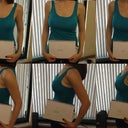 Trying on new boobies at the doctor's office. The first is the padded bra I wear everyday. Keep in mind, once they are in they will look about 10% smaller being compressed by muscle. So #3 will look like #2 inside.