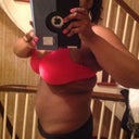 Belly sucked in