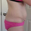BEFORE - Side view - bottoms pulled down a bit.