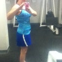 9 weeks - in gym clothes at the gym!