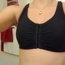 Two weeks in my not very cute sports bra. Lol! I'm holding out to buy stuff.