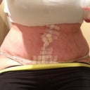 Sitting and my belly is totally flat YAY!!!!