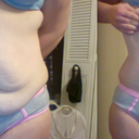 When it just hangs i measure a 40 inch waist! Ugh! When I lift it, I measure 33 inches.