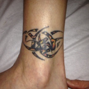 Ankle Tattoo Before