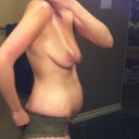 look pregnant from the side, ugh