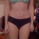 Fellow RealSelfer Lissa has the same bralette, it's so comfy. Wanted to show my proportions. Forgive the ugly granny panties. 5 weeks out