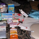 Pre & Post-Op Medical Supplies. The right corner shows pic of abdomin board and foam.