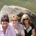 Me and my sisters on our trip of a lifetime 2 weeks post-op!
