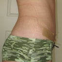 4w2days PO, I can begin to see the countour showing a glimpse of abs!