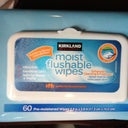 Flushable wipes from Costco for obvious reasons
