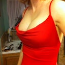 That red Victoria Secret dress! BAM!