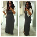 My sister bought me this dress for my 21st birthday, and I'll be 35 in 2 weeks. How bought that!?!?! Side profile you can see my swelling making me a little round today. Still rocking this dress and turning heads! :) And for anyone that said they couldn't see my thickness - check my ghetto booty out lol