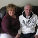 Before,Christmas 09 with my husband(2 months before surgery)