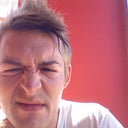 squinting before