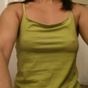 Before with a bra top cami - awful!