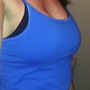 Same size/style bra top cami - fill it out nicely!  Cant wait til I can try on a push up bra!