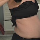 Not even poking my tummy out