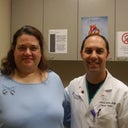 A week before my surgery with my surgeon, Dr Richard Peterson.