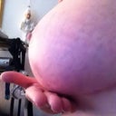 Side view (just over 3 months)  It's so nice to put a bra on and they stay in place!  hahahaha
