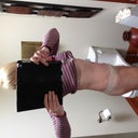 Still looking pretty flat from the side....maybe because my butt is disappearing :-)