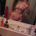 1 month po, wearing a bikini I bought 5 years ago.. for the first time (: