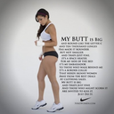 Wish pic: One of my favorite Nike ads. My legs look toned like this... need that rear and I'll be set!