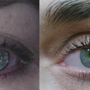 with mascara before and with mascara after