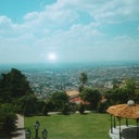 Beautiful sunset in  San Miguel de Allende  at Rose Hill Hotel overlooking town.