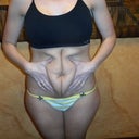 Eeewwww....look at all that loose skin. You can also see my saddle bags that I am having lipo on.