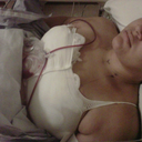 in hospital before being discharged...