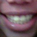 before - Yuck I picked my yellowest teeth pic!