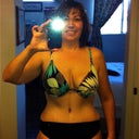 My first ever bikini!!! I finally decided that I'm not built like Barbie and never will be ~ so I'm wearing my bikini in public, curves, butt, boobs and all!