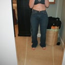 This was taken March 2010.  I haven't fit in these jeans since!  I didn't take "before" photos, but I will post a photo in a week of me back in these jeans.  Sorry, wish I had taken befores.
