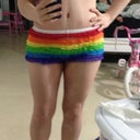 I love the rainbow bikini.