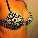 Went bra shopping again, just shy of 6 weeks.  Did not get measured, instead tried on till ifound what fit.  Decided on 36D.  (i don't believe my band size changed) fits like a glove. full D.  Shown here.  (also first bra i ever bought in leopard, feeling brave with the new girls)