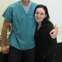 Dr. B and me, taken back when I got my cast removed :)